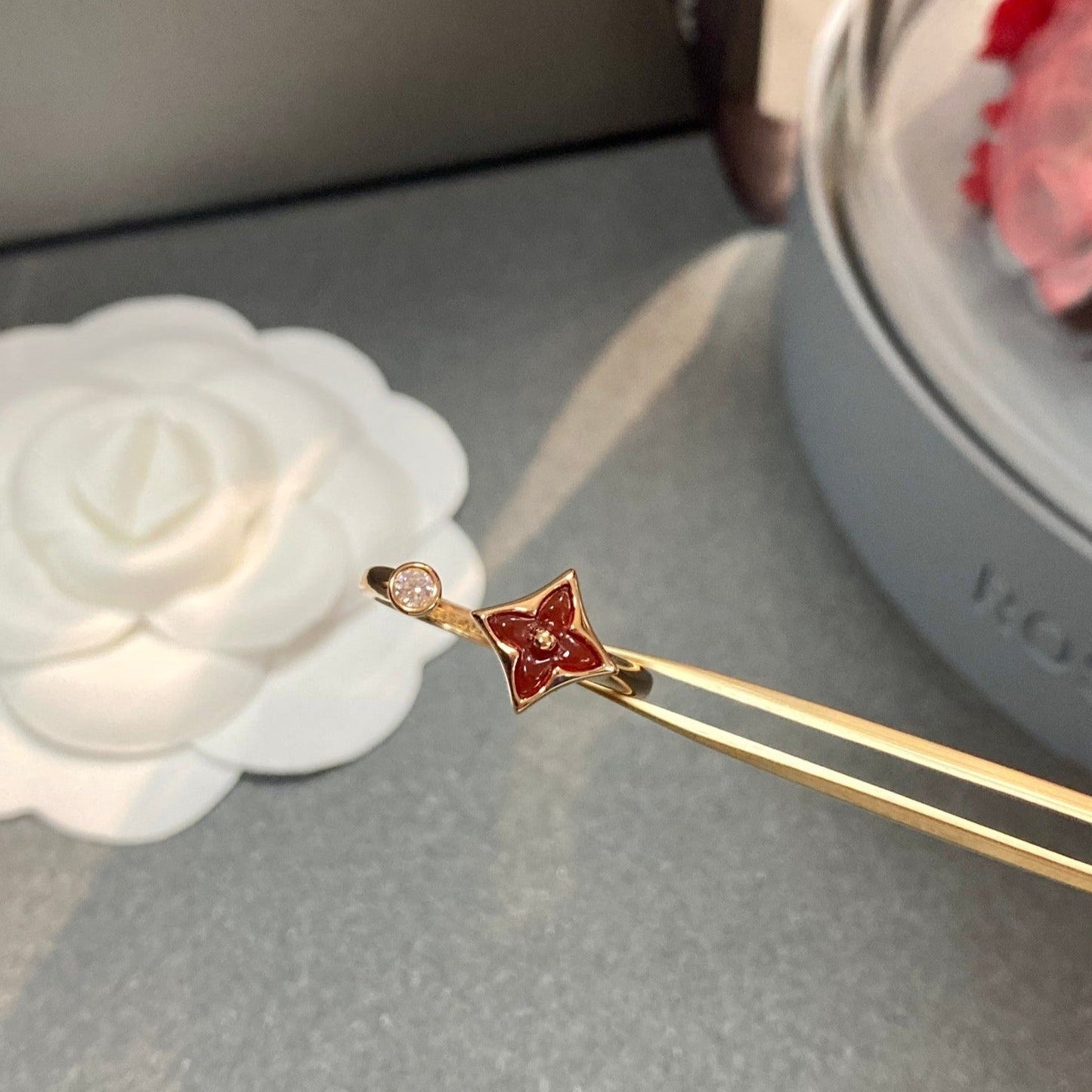 Lume Jewelry「STAR 1 DIAMOND OPEN RING」