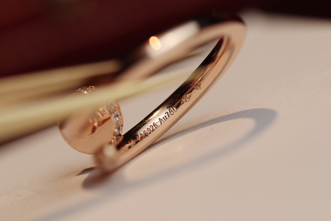 Lume Jewelry 「ジュスト」リング 2.65MM ピンクゴールド ダイヤモンド