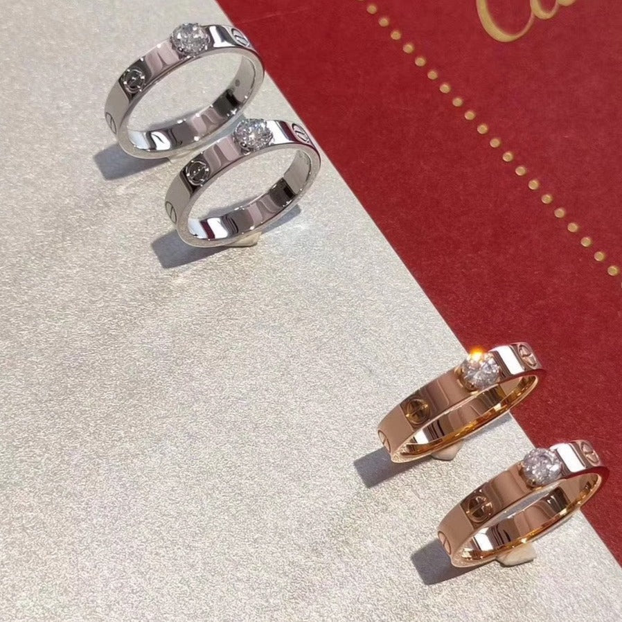 Lume Jewelry「LOVE RING 3.6MM 1 BIG DIAMOND」