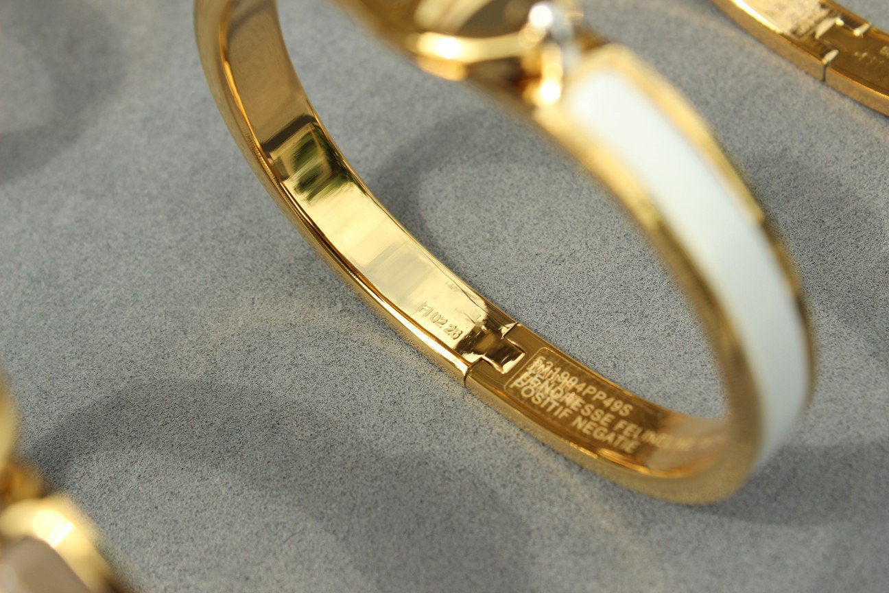 Lume Jewelry CLIC CHAINE ゴールド ブレスレット