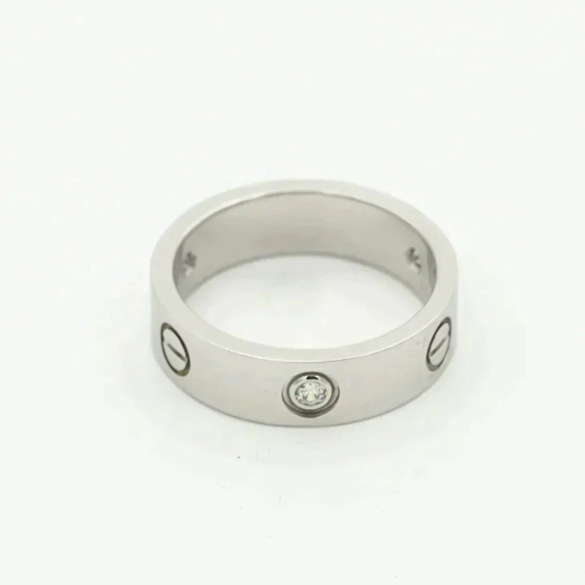 Lume Jewelry「LOVE RING 5.5MM 3 DIAMONDS SILVER」