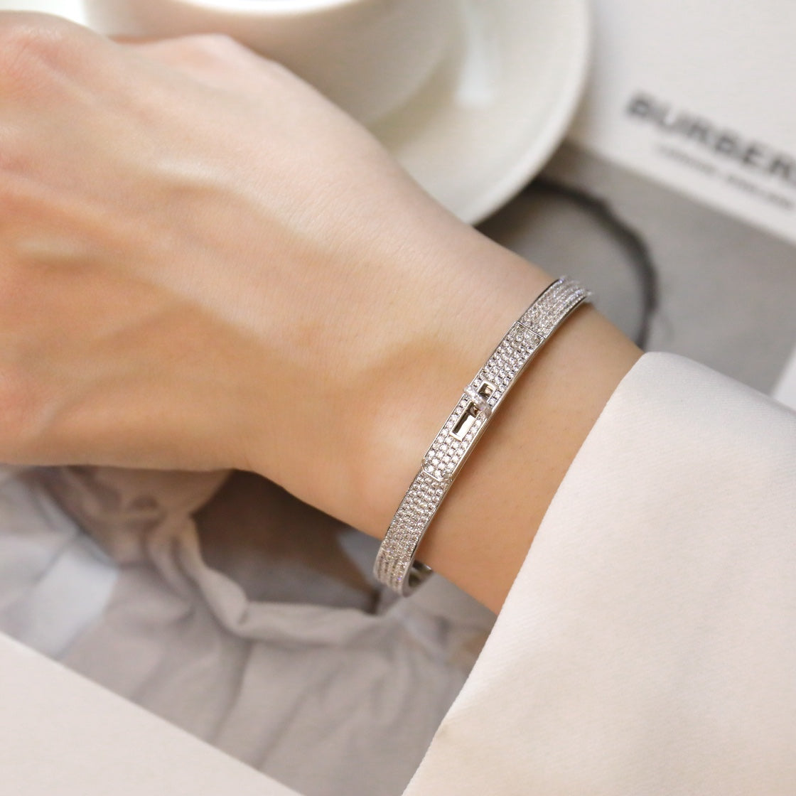 Lume Jewelry KELLY BRACELET DIAMOND PAVED