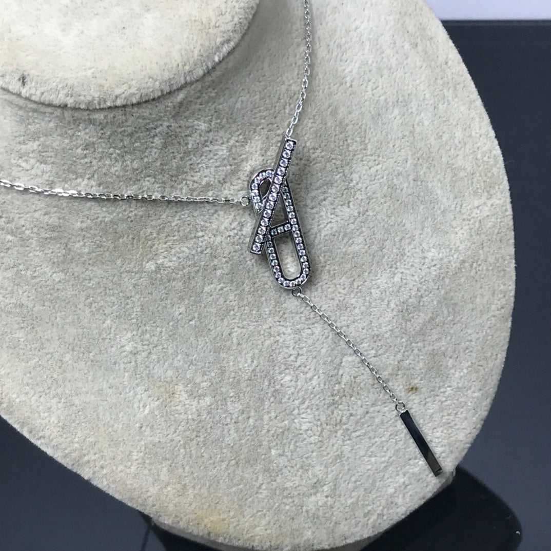 Lume Jewelry HMネックレス プラチナ ローズゴールド ダイヤモンド