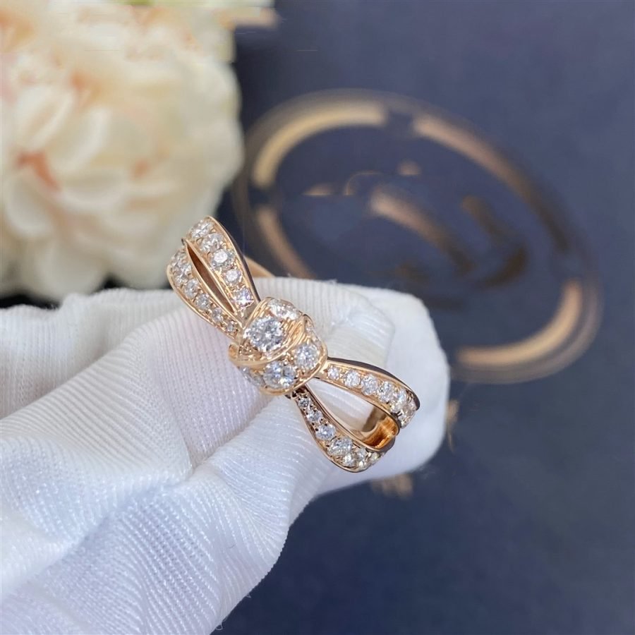 ®Lume Jewelry®LIENS ピンクゴールド ダイヤモンドリング