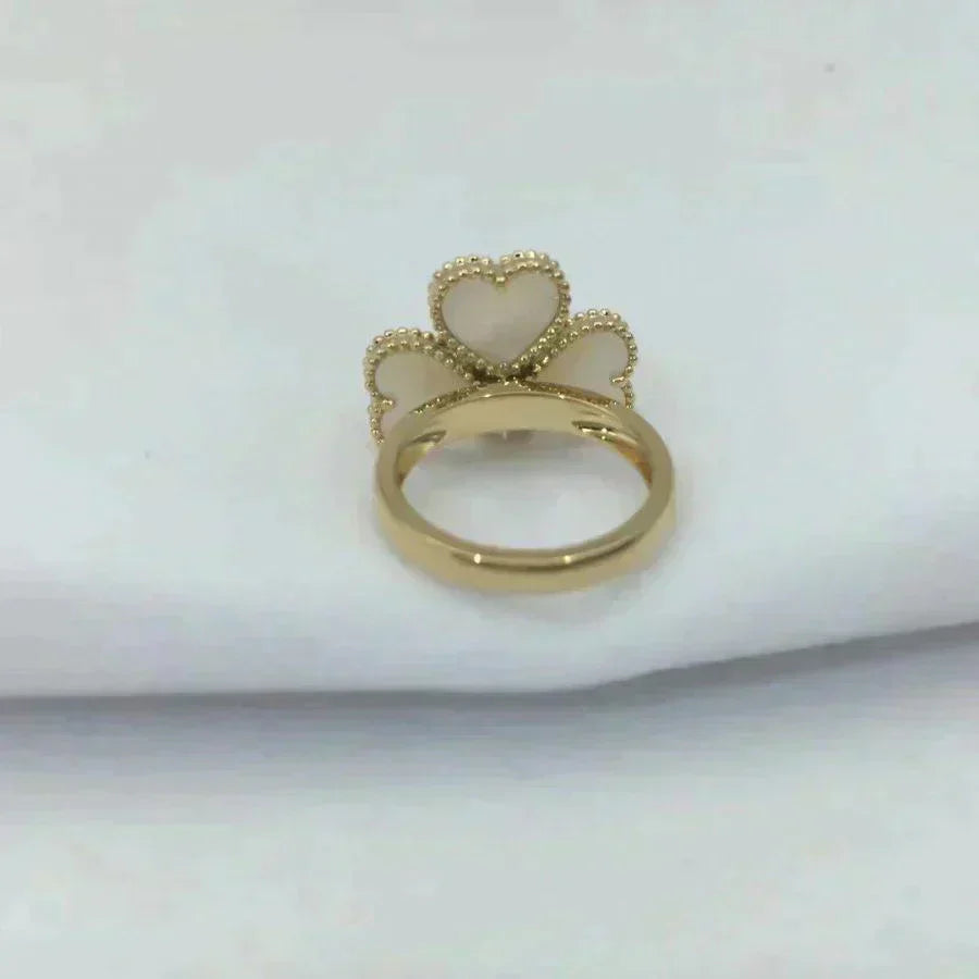 Lume Jewelry SWEET CLOVER WHITE MOP リング