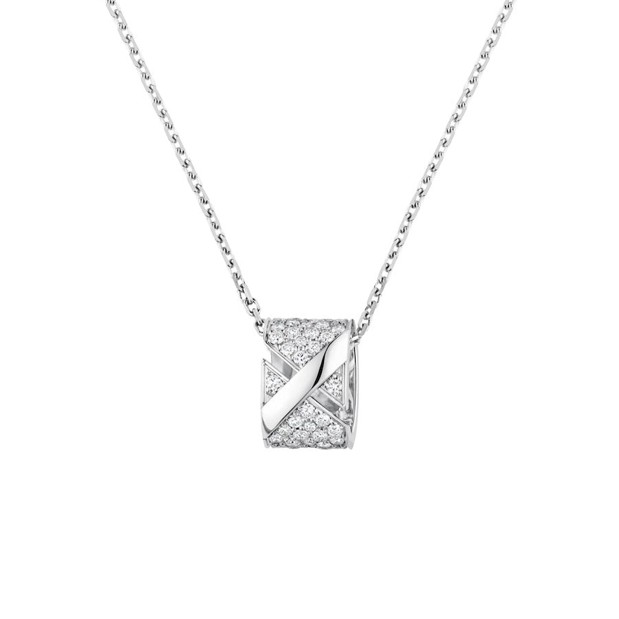 Lume Jewelry LIENS EVIDENCE ダイヤモンドパヴェネックレス