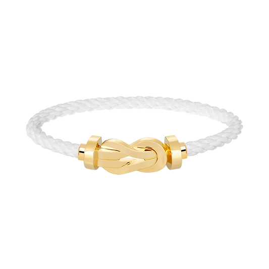 Lume Jewelryチャンス ラージ8フィギュアバックル ノーダイヤモンドブレスレット ゴールド