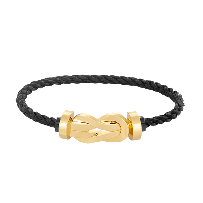 Lume Jewelryチャンス ラージ8フィギュアバックル ノーダイヤモンドブレスレット ゴールド