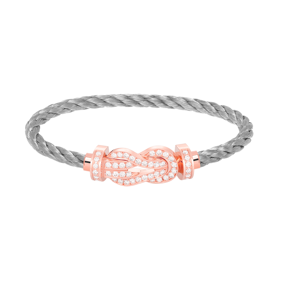 「Lume Jewelry」CHANCE LARGE 8字バックル フルダイヤモンド ブレスレット ローズゴールド