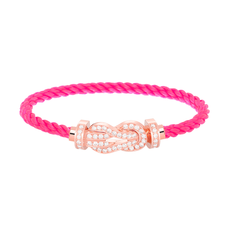「Lume Jewelry」CHANCE LARGE 8字バックル フルダイヤモンド ブレスレット ローズゴールド