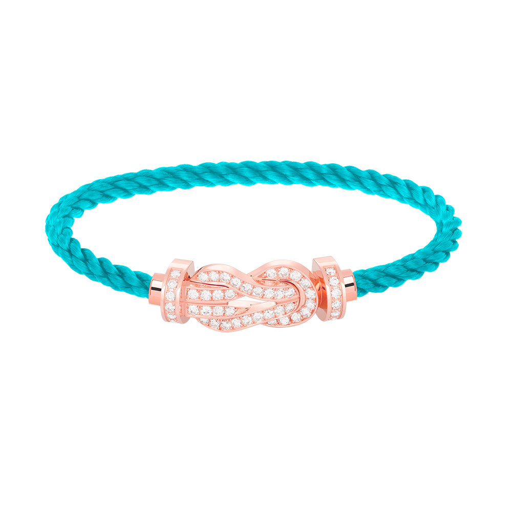 「Lume Jewelry」CHANCE LARGE 8字バックル フルダイヤモンド ブレスレット ローズゴールド