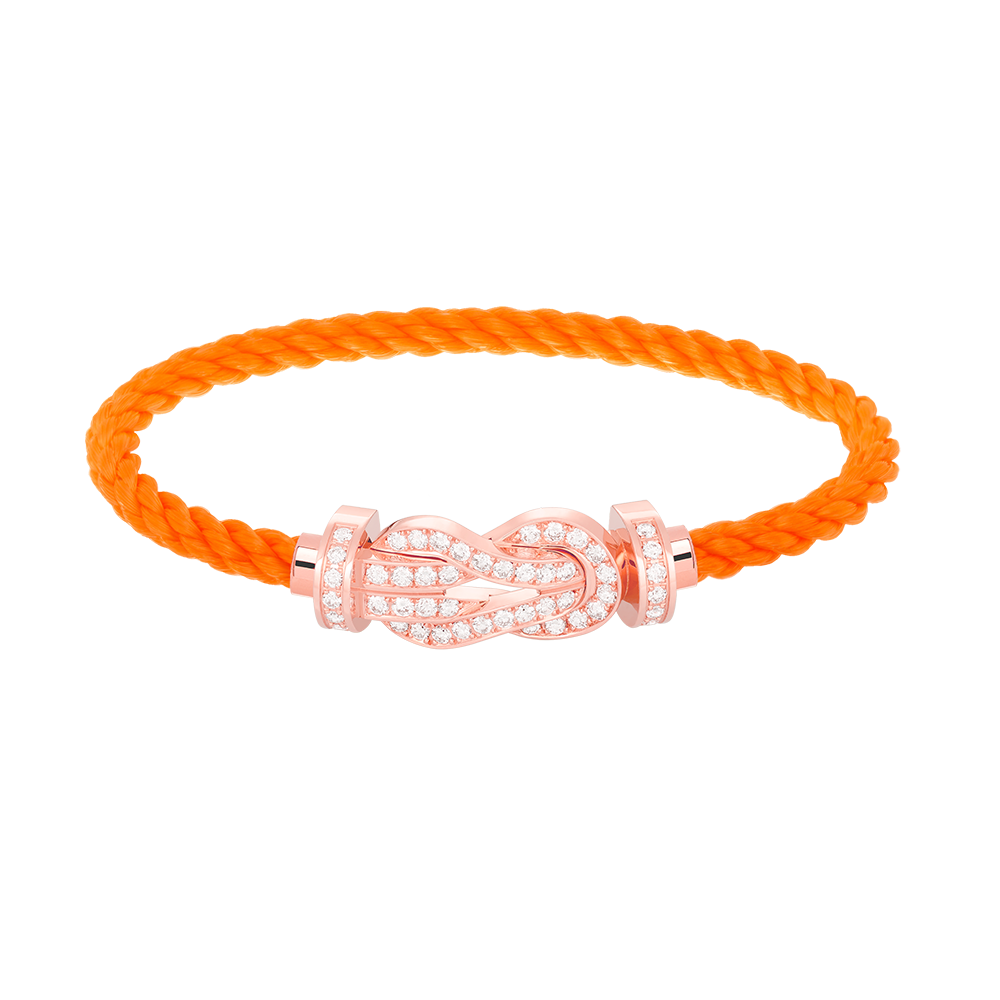 「Lume Jewelry」CHANCE LARGE 8字バックル フルダイヤモンド ブレスレット ローズゴールド