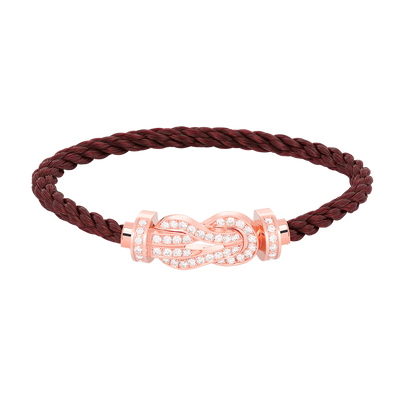 「Lume Jewelry」CHANCE LARGE 8字バックル フルダイヤモンド ブレスレット ローズゴールド