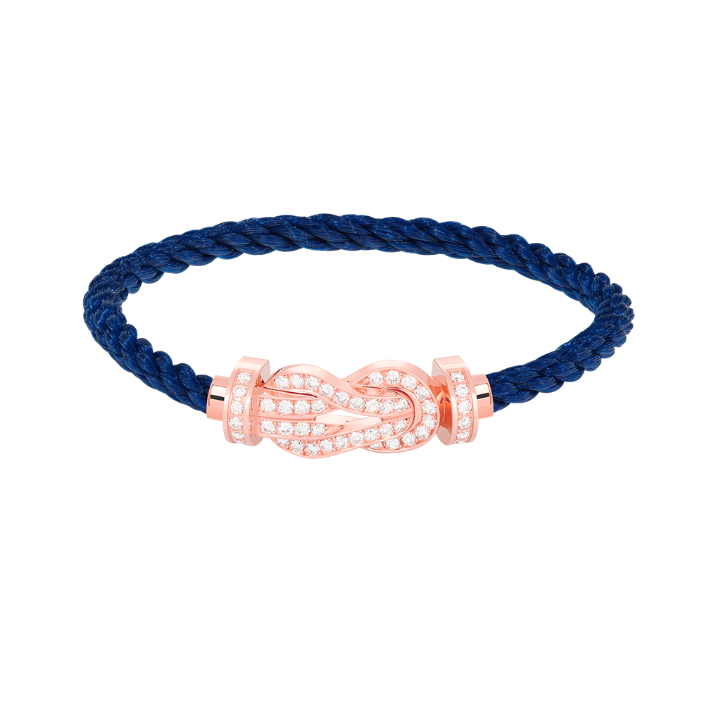「Lume Jewelry」CHANCE LARGE 8字バックル フルダイヤモンド ブレスレット ローズゴールド