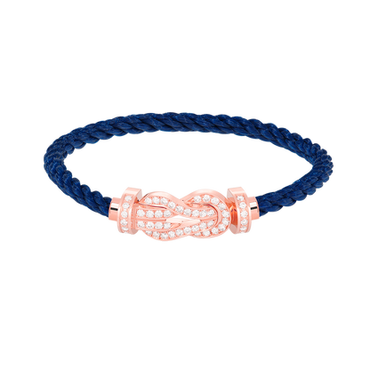 「Lume Jewelry」CHANCE LARGE 8字バックル フルダイヤモンド ブレスレット ローズゴールド