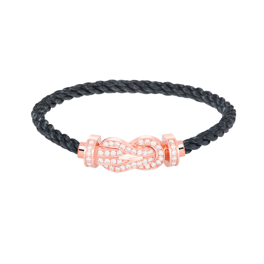 「Lume Jewelry」CHANCE LARGE 8字バックル フルダイヤモンド ブレスレット ローズゴールド