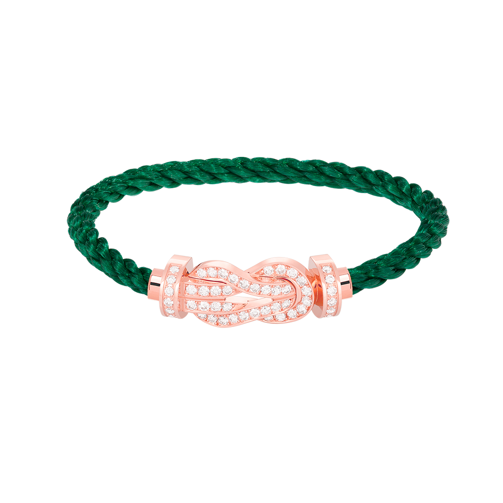 「Lume Jewelry」CHANCE LARGE 8字バックル フルダイヤモンド ブレスレット ローズゴールド