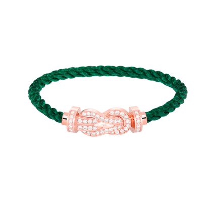 「Lume Jewelry」CHANCE LARGE 8字バックル フルダイヤモンド ブレスレット ローズゴールド