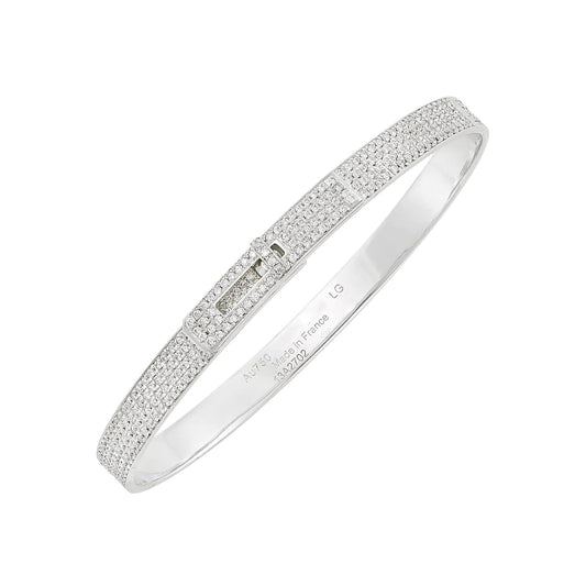 ®Lume Jewelry®HM KELLY BRACELET IN SILVER AND FULL PAVE DIAMOND