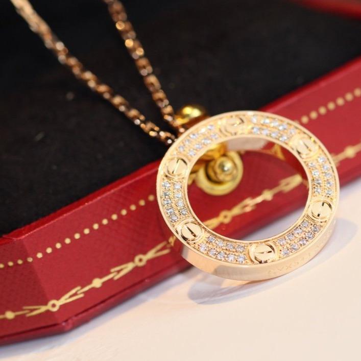 Lume Jewelry ラブネックレス アジャスタブル ローズゴールド