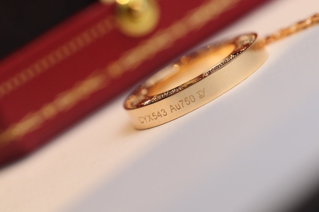 Lume Jewelry ラブネックレス アジャスタブル ローズゴールド