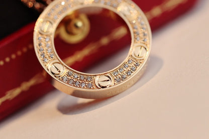 Lume Jewelry ラブネックレス アジャスタブル ローズゴールド