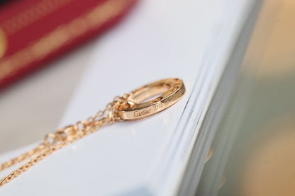 Lume Jewelry「LOVE NECKLACE ADJUSTABLE ROSE GOLD 2 DIAMOND」