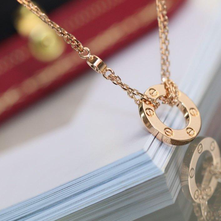 Lume Jewelry「LOVE NECKLACE ADJUSTABLE ROSE GOLD 2 DIAMOND」