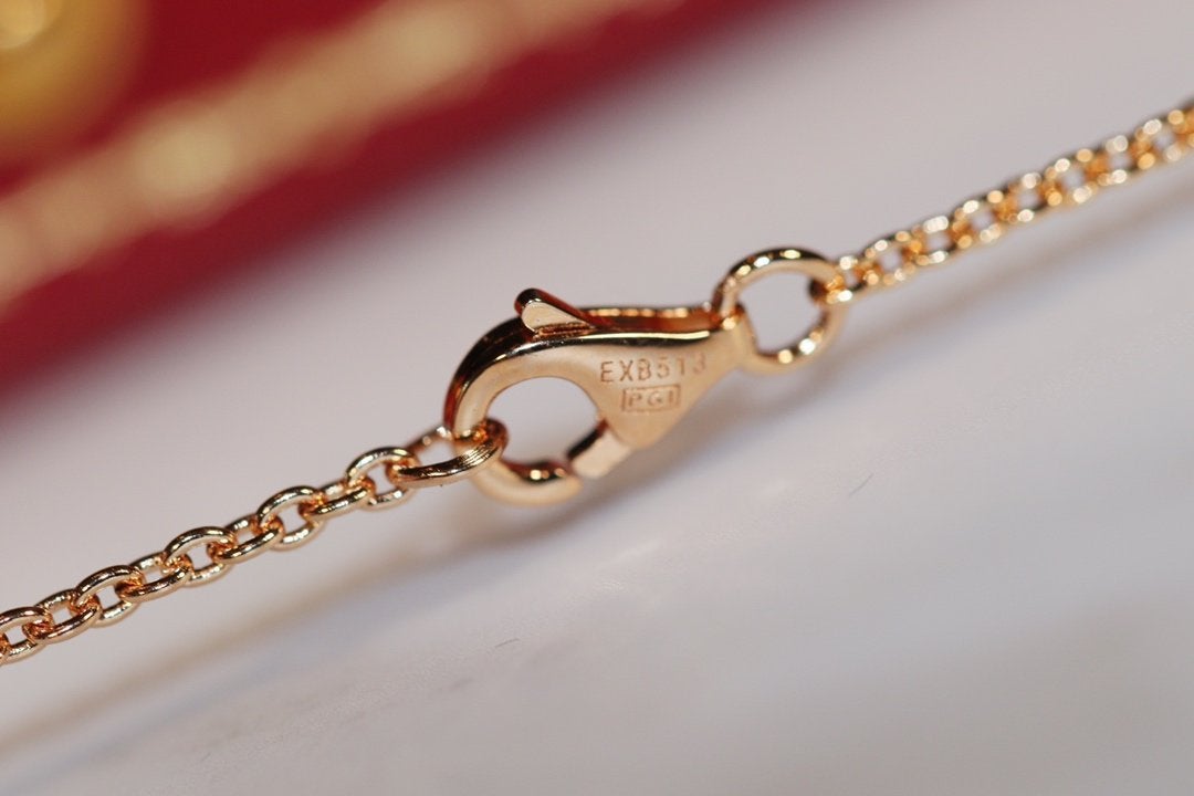 Lume Jewelry「LOVE NECKLACE」ピンクゴールド&シルバー