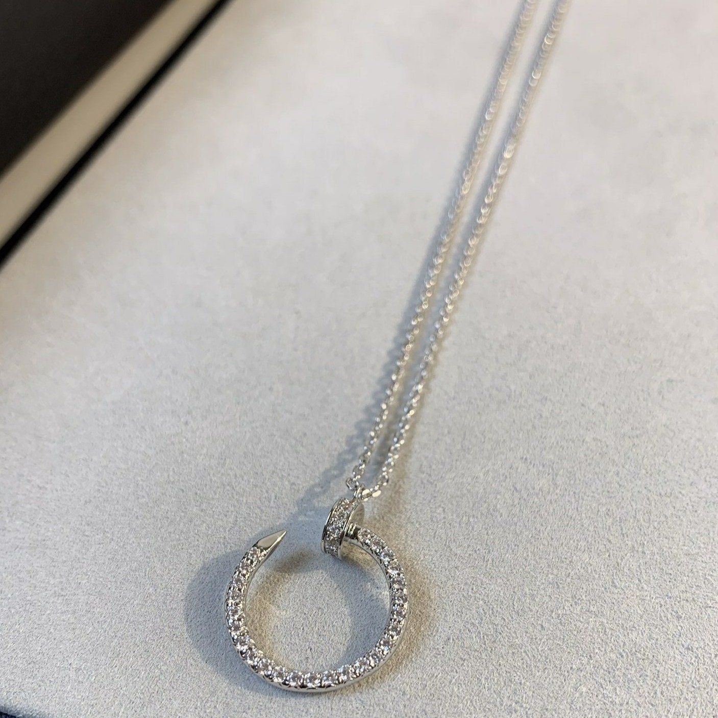 Lume Jewelry JUSTE ネックレス シルバーダイヤモンド
