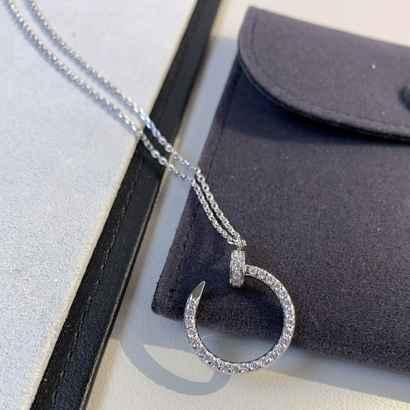 Lume Jewelry JUSTE ネックレス シルバーダイヤモンド