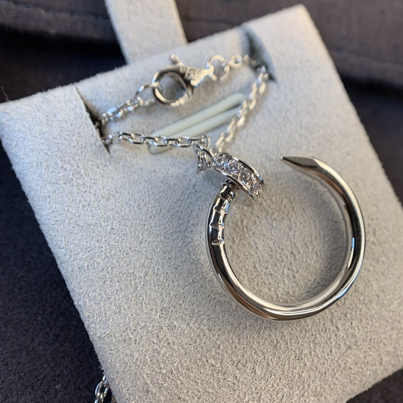 Lume Jewelry JUSTE ネックレス シルバーダイヤモンド