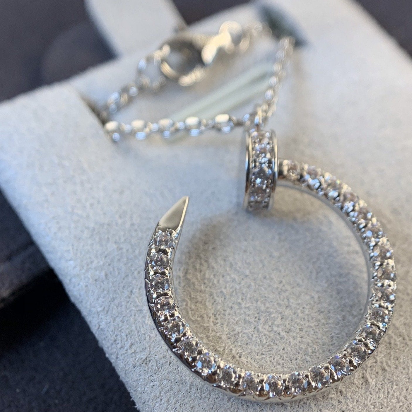 Lume Jewelry JUSTE ネックレス シルバーダイヤモンド