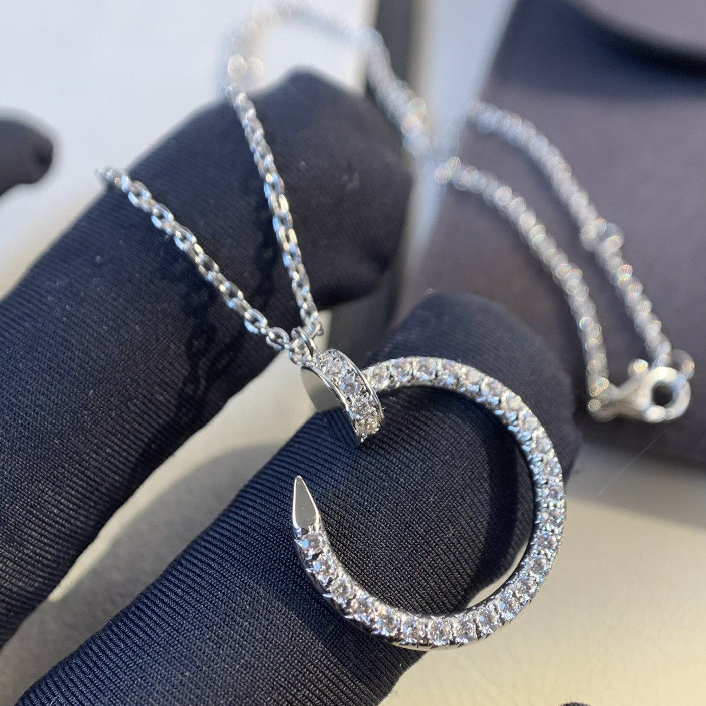 Lume Jewelry JUSTE ネックレス シルバーダイヤモンド