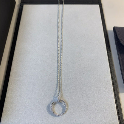 Lume Jewelry JUSTE ネックレス シルバーダイヤモンド