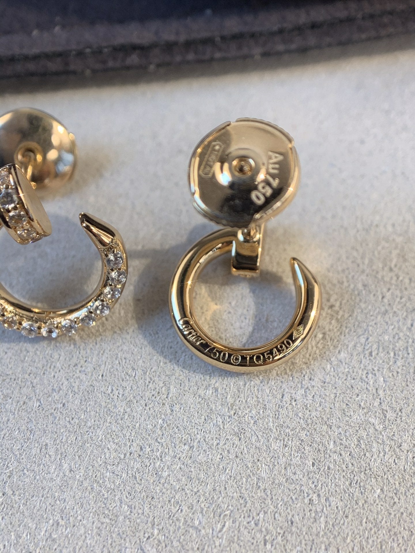 Lume Jewelry「JUSTE EARRINGS GOLD DIAMONDS」