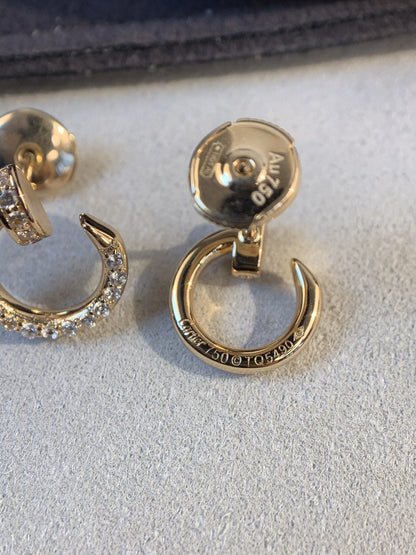 Lume Jewelry「JUSTE EARRINGS GOLD DIAMONDS」