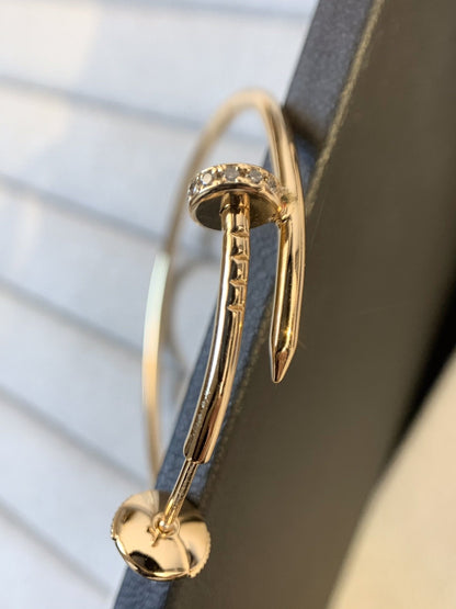 ルーメジュエリー JUSTE EARRINGS ゴールドダイヤモンド 1.8MM