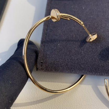 ルーメジュエリー JUSTE EARRINGS ゴールドダイヤモンド 1.8MM
