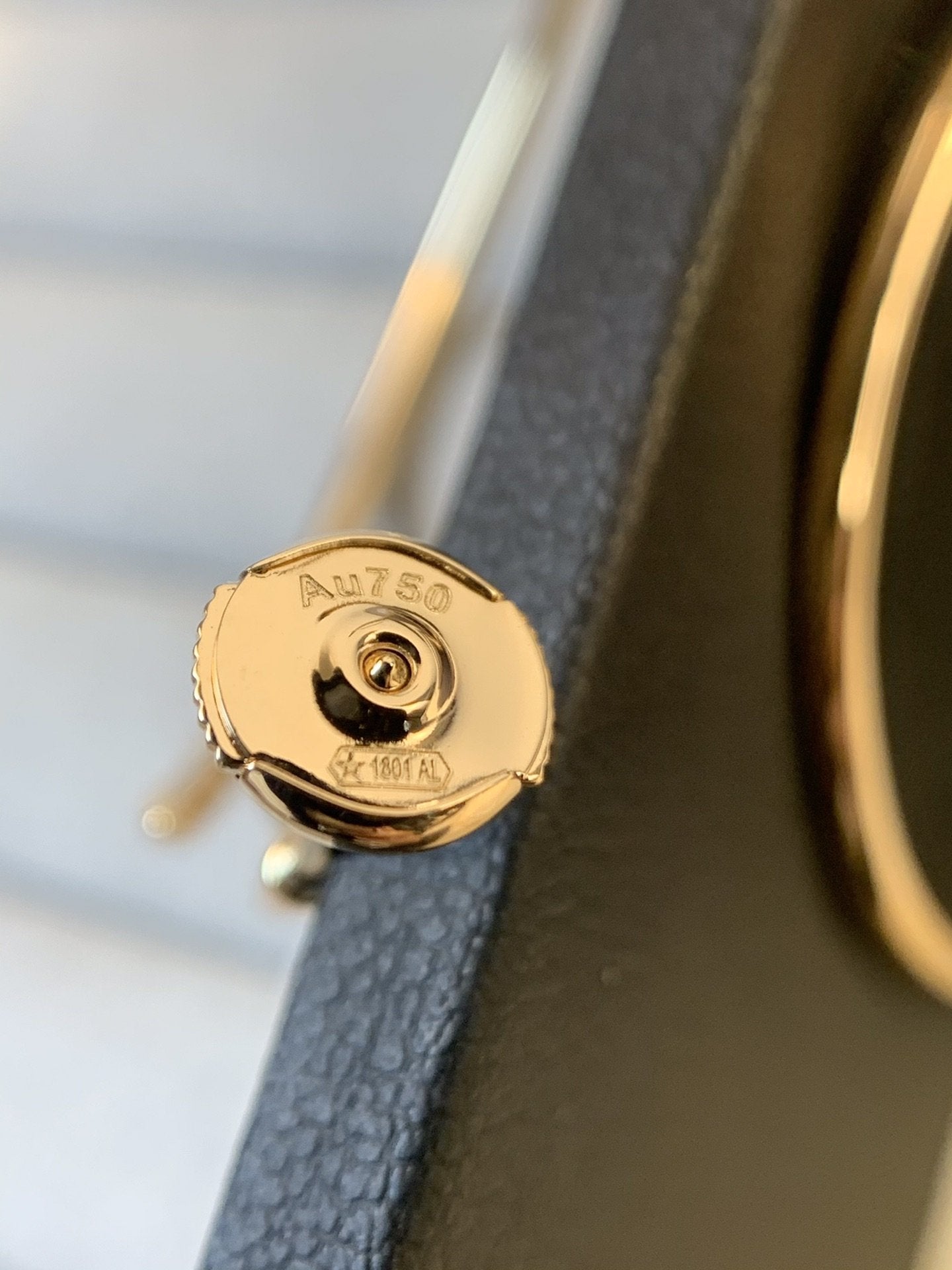 ルーメジュエリー JUSTE EARRINGS ゴールドダイヤモンド 1.8MM