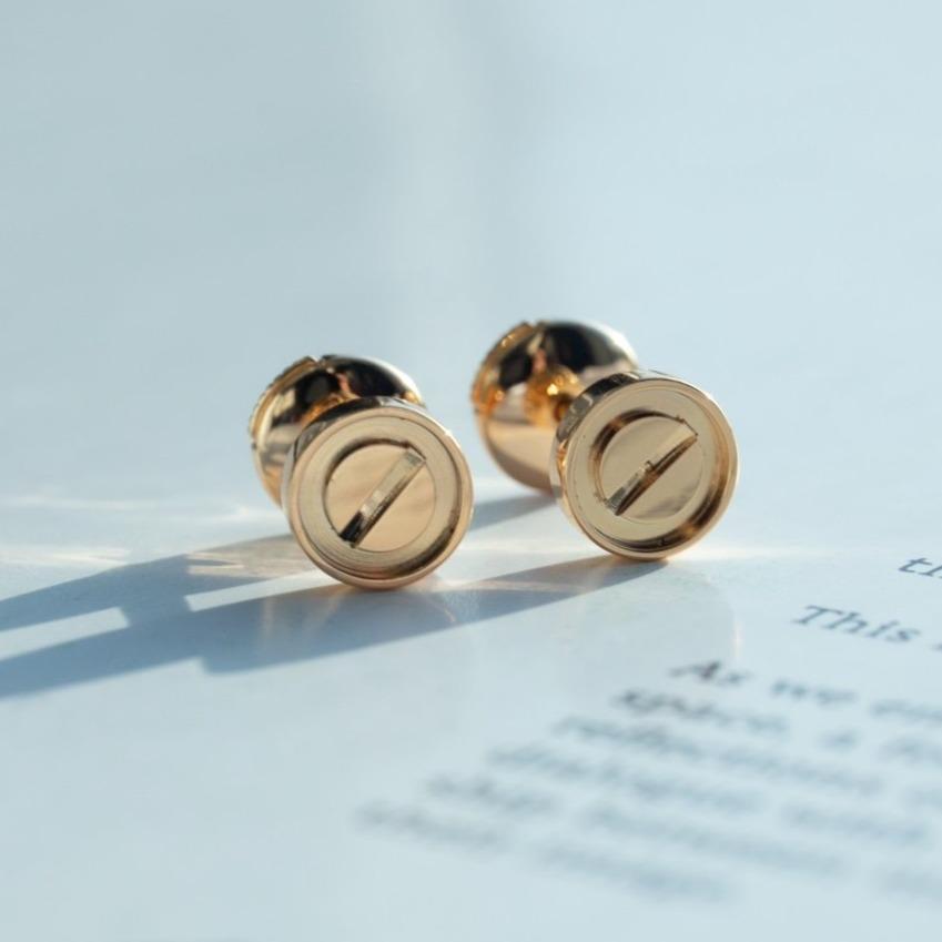 「ルンメジュエリー」ラブイヤリング ピンクゴールド 10MM