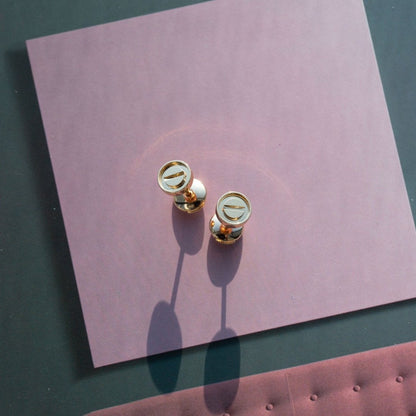 「ルンメジュエリー」ラブイヤリング ピンクゴールド 10MM
