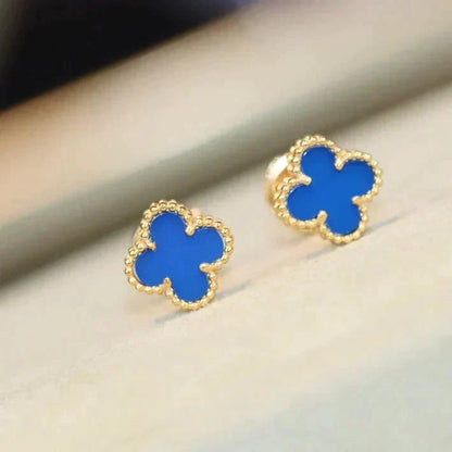 Lume Jewelry「CLOVER MINI 9.5MM ターコイズピアス」