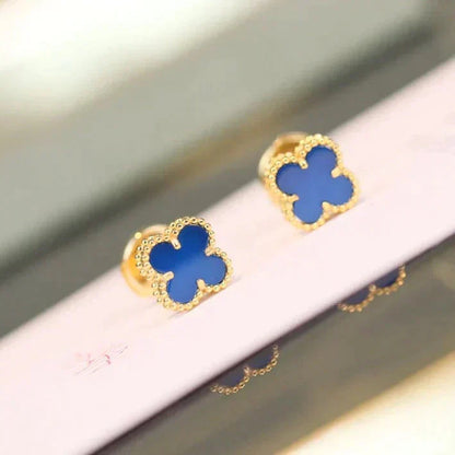 Lume Jewelry「CLOVER MINI 9.5MM ターコイズピアス」