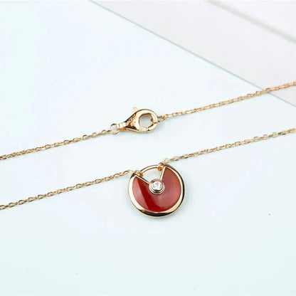 Lume Jewelry「アミュレット ゴールド カーネリアン オニキス ネックレス」