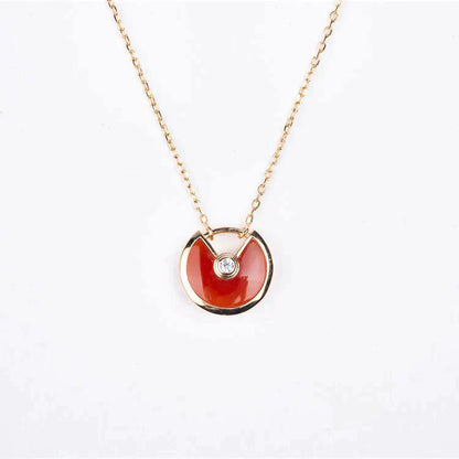 Lume Jewelry「アミュレット ゴールド カーネリアン オニキス ネックレス」