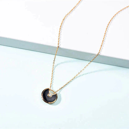 Lume Jewelry「アミュレット ゴールド カーネリアン オニキス ネックレス」