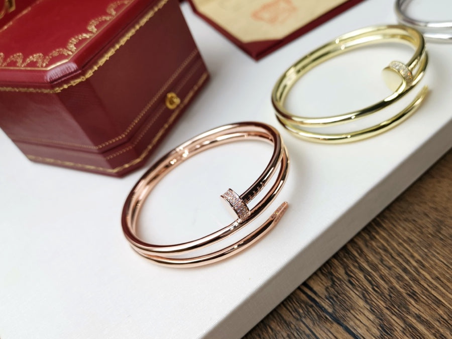 Lume Jewelry「ジュスト」ブレスレット 3.5mm ダブルロウダイヤモンド
