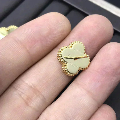 Lume Jewelry クローバーミニ 9.5mm レーザーピアス