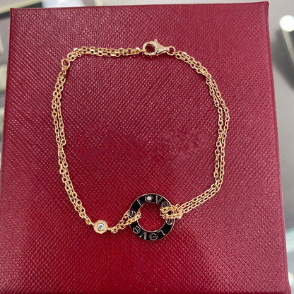 『Lume Jewelry』LOVEブレスレット 2ダイヤモンド